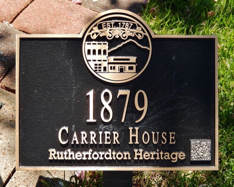 Rutherfordton Heritage Marker image. Click for full size.