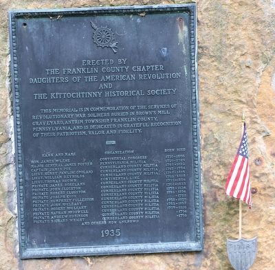 Revolutionary War Soldiers Memorial Marker image. Click for full size.