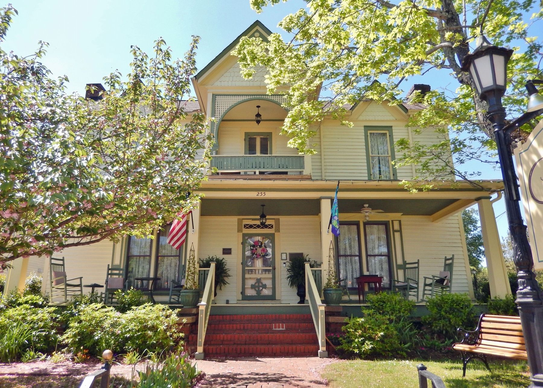 Carrier-McBrayer House (<i>east/front elevation</i>) image. Click for full size.