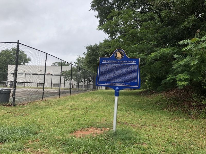 The Lynching of Dennis Hubert / Lynching in America Marker image. Click for full size.
