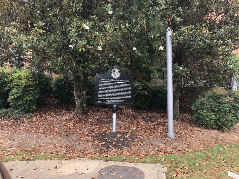 Jacob Elsas and the Fulton Bag & Cotton Mills Marker. Click for full size. Jacob Elsas and the Fulton Bag & Cotton Mills Marker image. Click for full size.