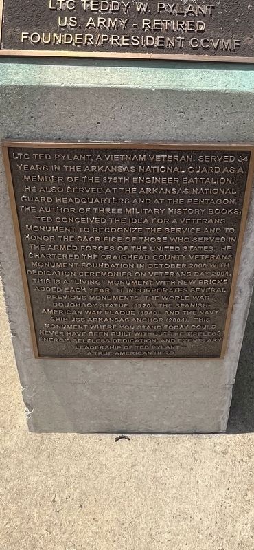LTC Teddy W Pylant Marker. Click for full size. LTC Teddy W Pylant Marker image. Click for full size.