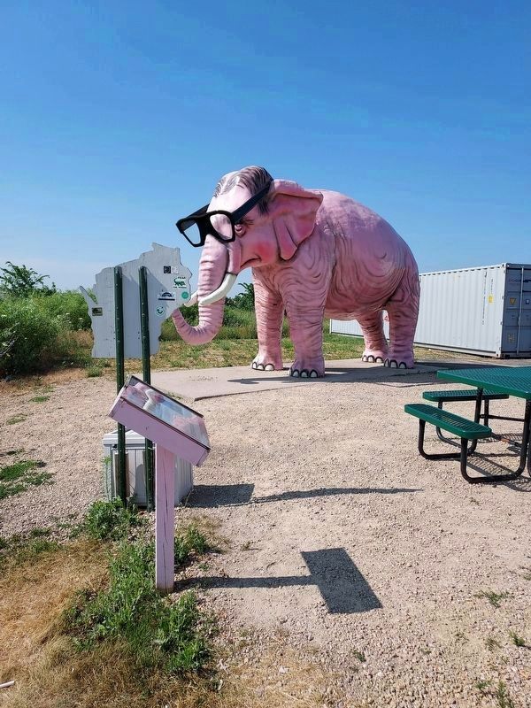 The Story of the Pink Elephant Marker image. Click for full size.