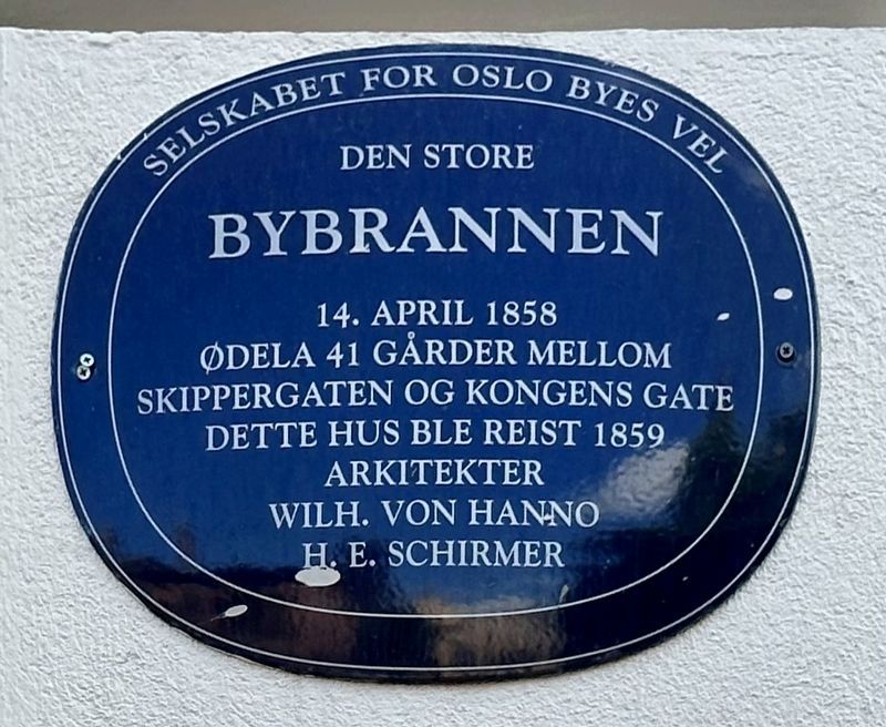 Bybrannen / City Fire Marker image. Click for full size.