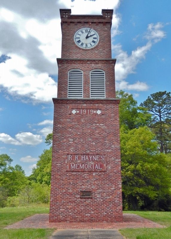 Raleigh Rutherford Haynes Memorial Clock Tower image. Click for full size.