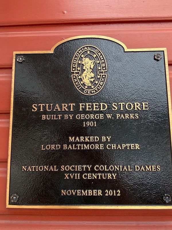 Stuart Feed Store Marker. Click for full size. Stuart Feed Store Marker image. Click for full size.