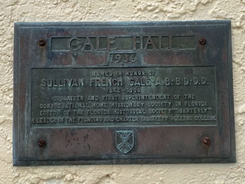 Gale Hall Marker image. Click for full size.