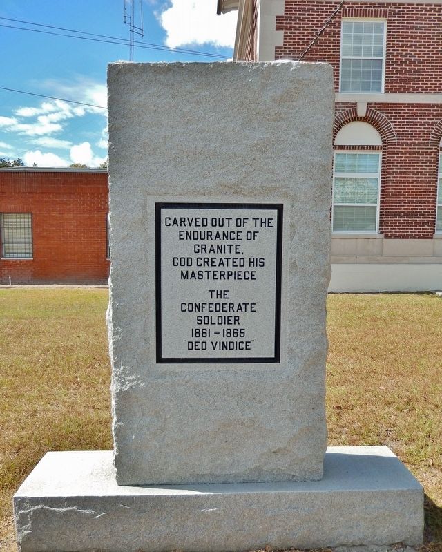 Confederate Soldier Memorial. Click for full size. Confederate Soldier Memorial image. Click for full size.
