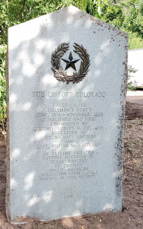 Site of Fort Colorado Marker. Click for full size. Site of Fort Colorado Marker image. Click for full size.