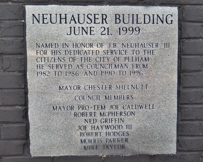 Neuhauser Building Marker image. Click for full size.