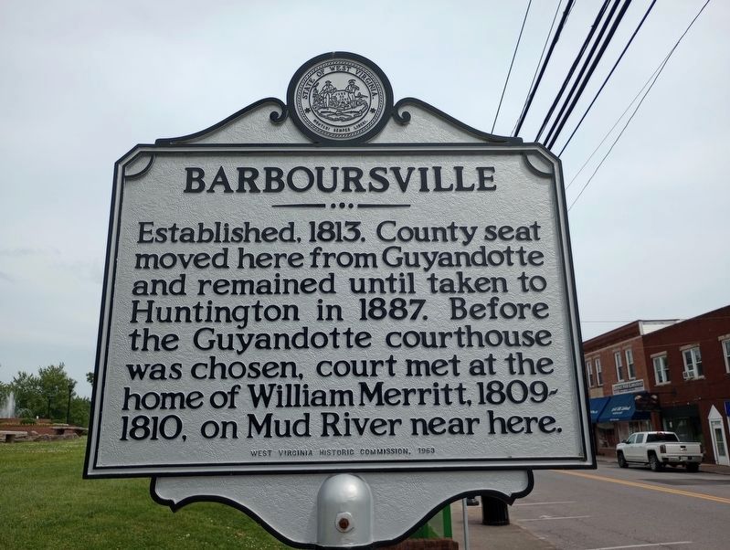 Barboursville Marker. Click for full size. Barboursville Marker image. Click for full size.