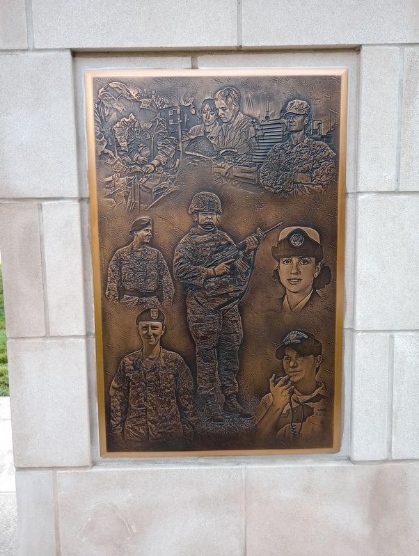West Virginia's Female Veteran Marker image. Click for full size.