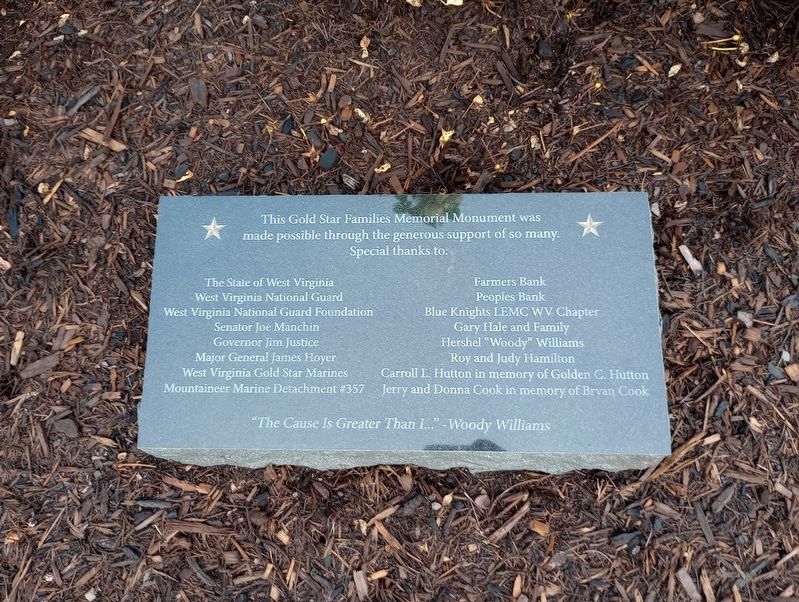 Gold Star Families Memorial Monument image. Click for full size.