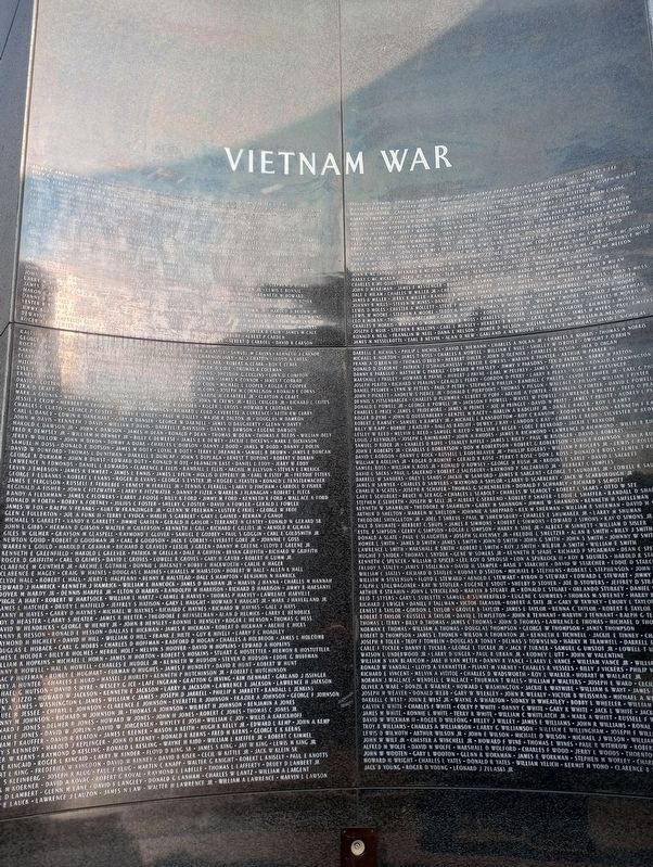 West Virginia Veterans Memorial. Click for full size. West Virginia Veterans Memorial image. Click for full size.
