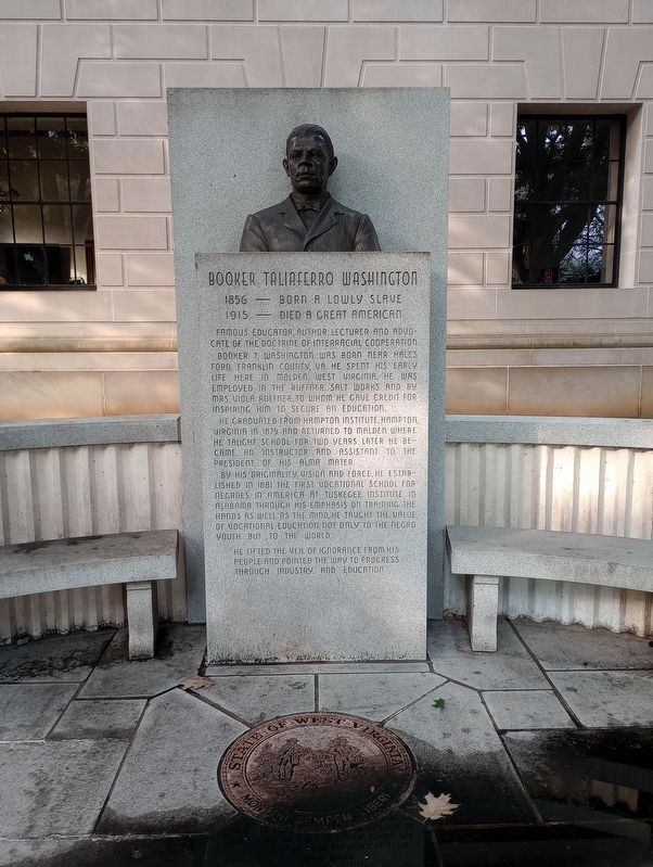 Booker Taliaferro Washington Marker image. Click for full size.