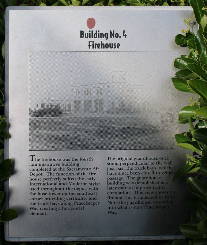 Building No. 4 Marker image. Click for full size.