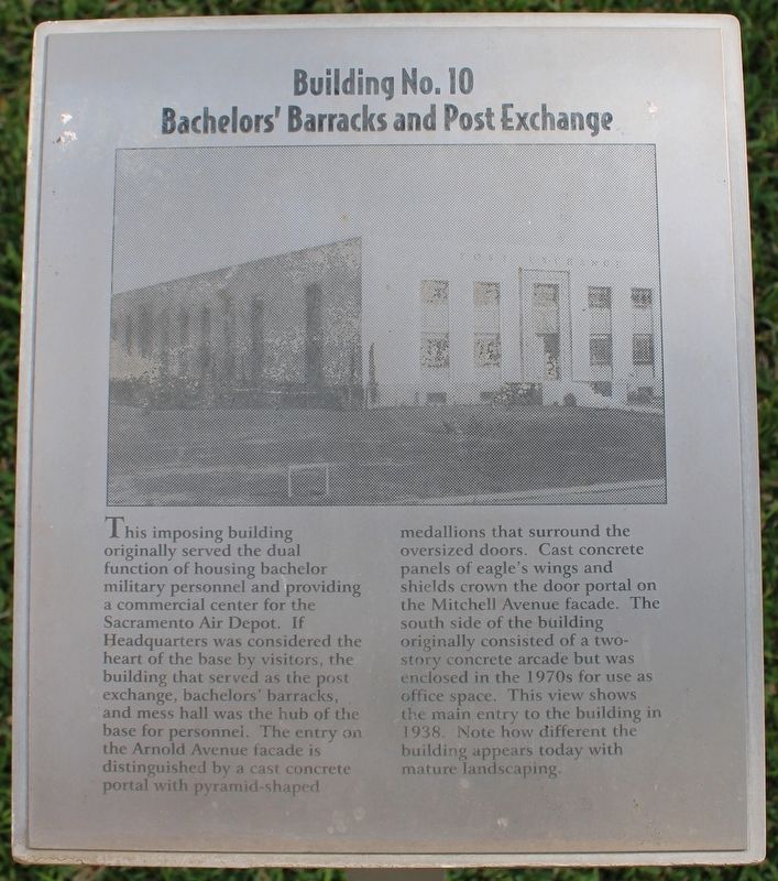 Building No. 10 Marker. Click for full size. Building No. 10 Marker image. Click for full size.