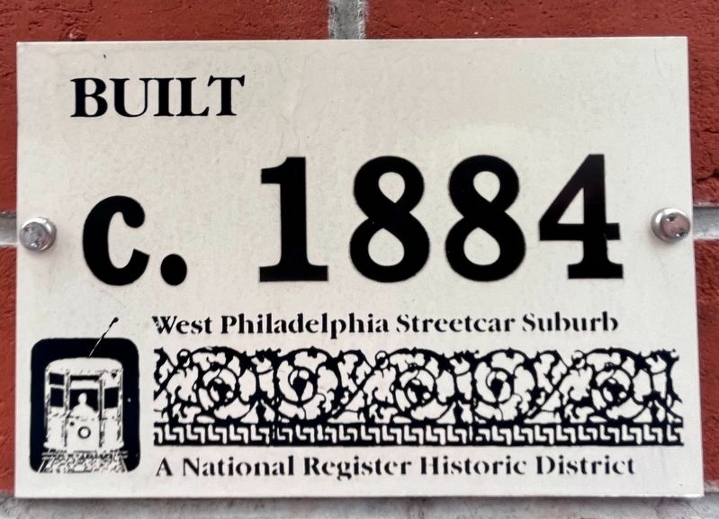 Built c. 1884 Marker image. Click for full size.