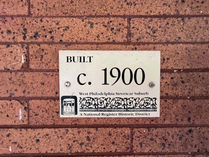 Built c. 1900 Marker. Click for full size. Built c. 1900 Marker image. Click for full size.