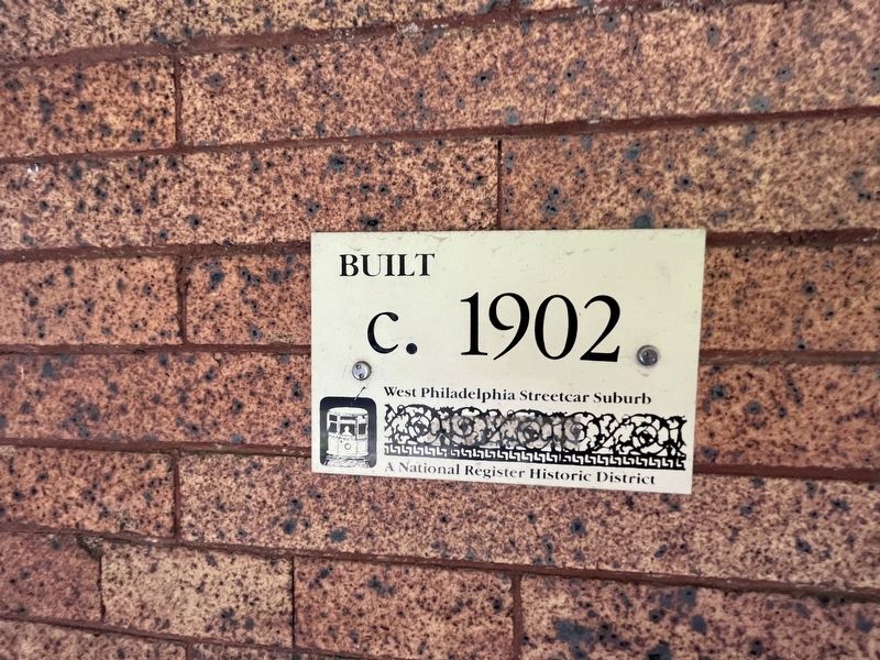 Built c. 1902 Marker. Click for full size. Built c. 1902 Marker image. Click for full size.