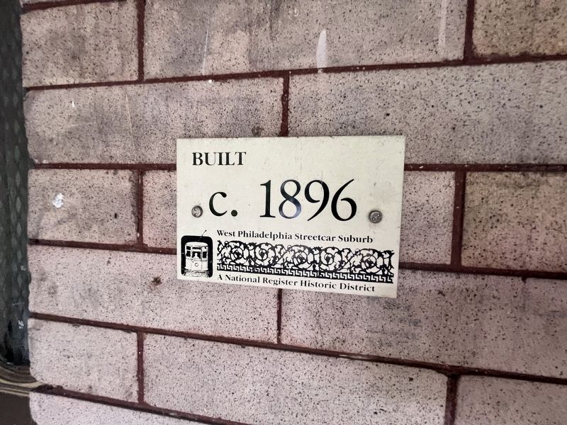 Built c. 1896 Marker. Click for full size. Built c. 1896 Marker image. Click for full size.