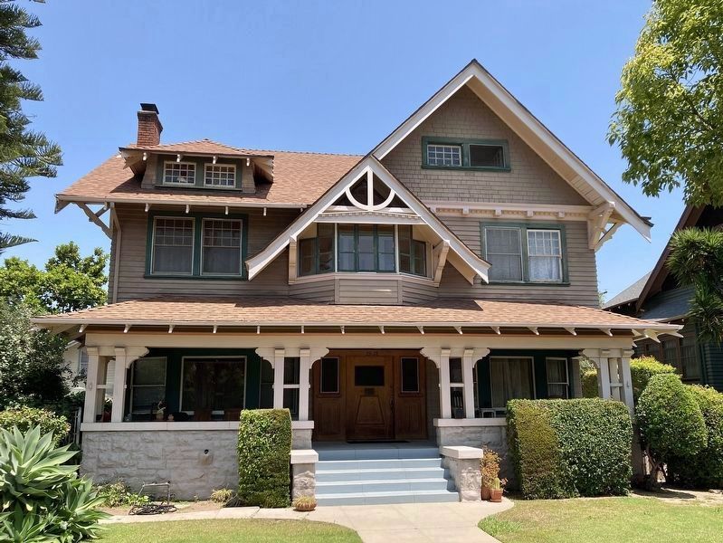 2628 Van Buren Place and Marker. Click for full size. 2628 Van Buren Place and Marker image. Click for full size.