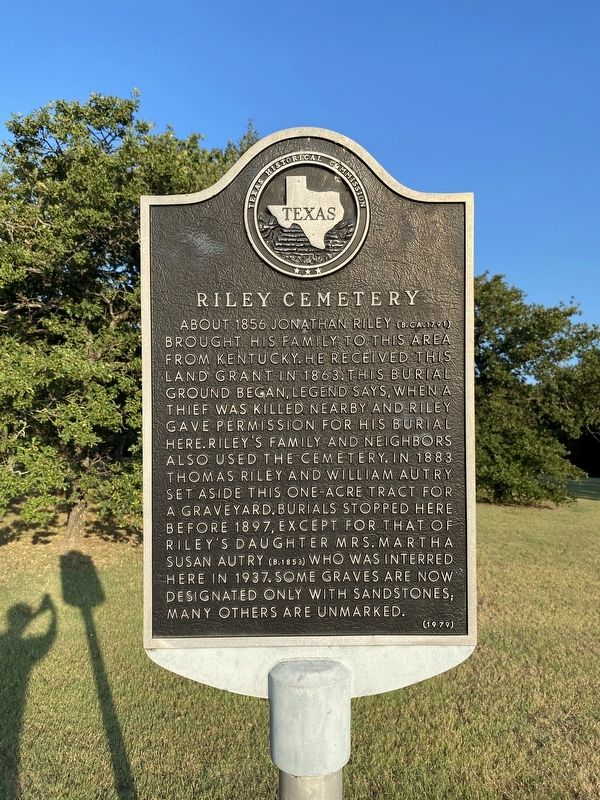 Riley Cemetery Marker image. Click for full size.