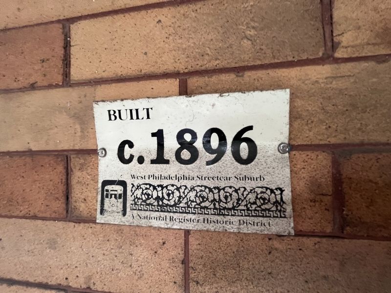 Built c. 1896 Marker. Click for full size. Built c. 1896 Marker image. Click for full size.