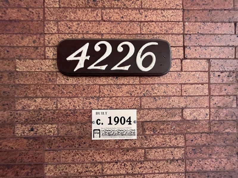 Built c. 1904 Marker image. Click for more information.