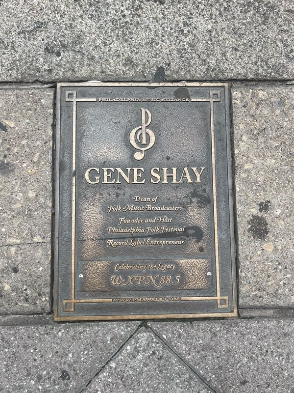Gene Shay Marker. Click for full size. Gene Shay Marker image. Click for full size.