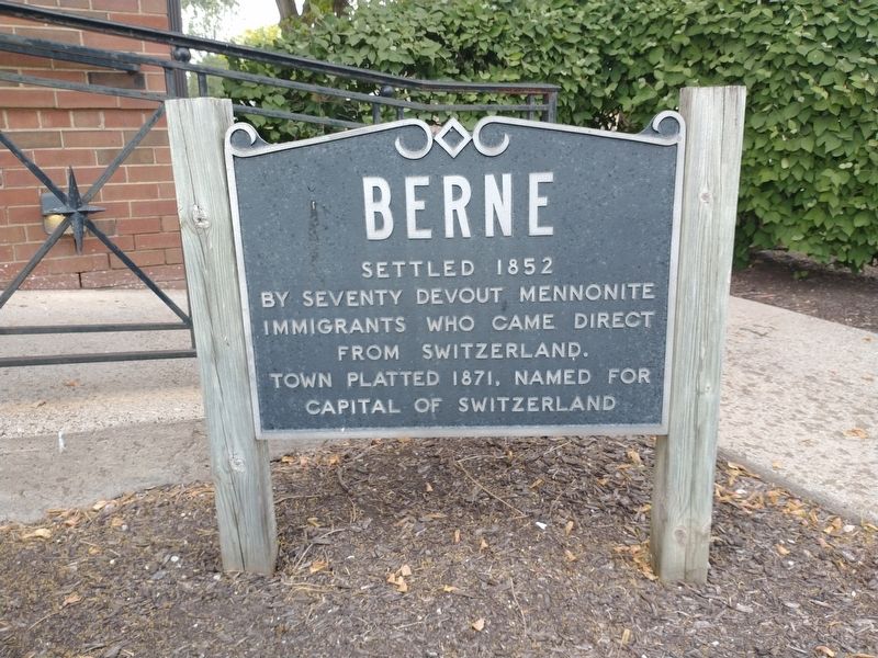 Berne Marker. Click for full size. Berne Marker image. Click for full size.