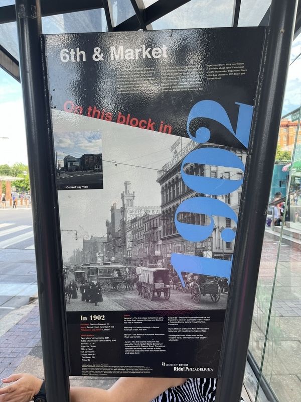 6th & Market Marker. Click for full size. 6th & Market Marker image. Click for full size.