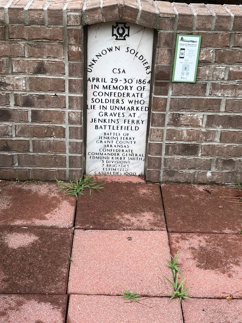 Unknown Soldiers CSA Marker. Click for full size. Unknown Soldiers CSA Marker image. Click for full size.