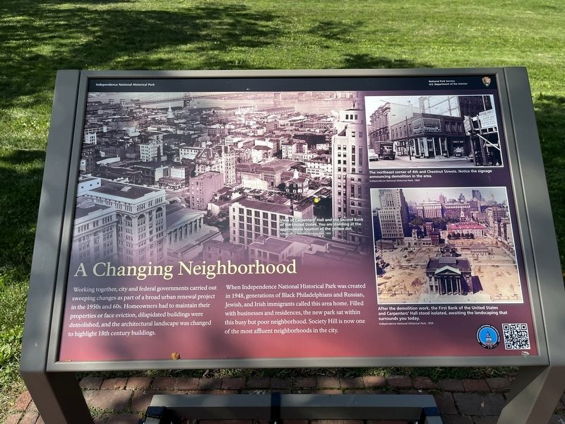 A Changing Neighborhood Marker image. Click for full size.
