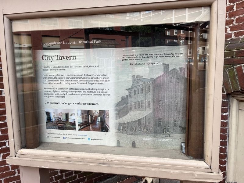 City Tavern Marker image. Click for full size.