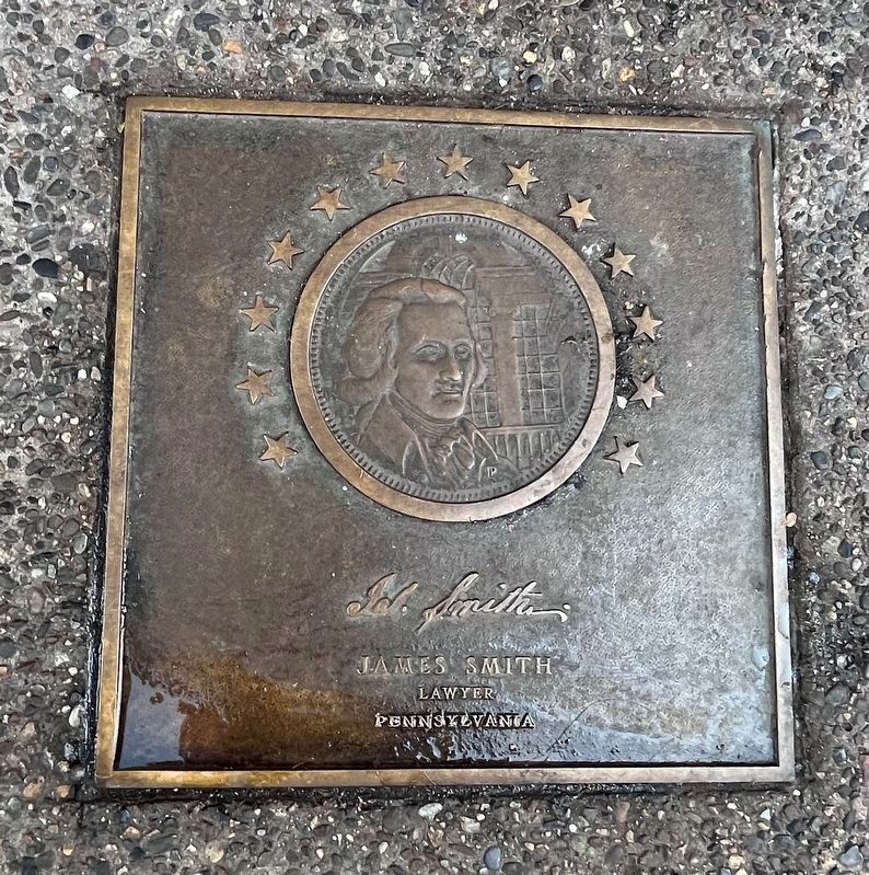 James Smith plaque image. Click for full size.