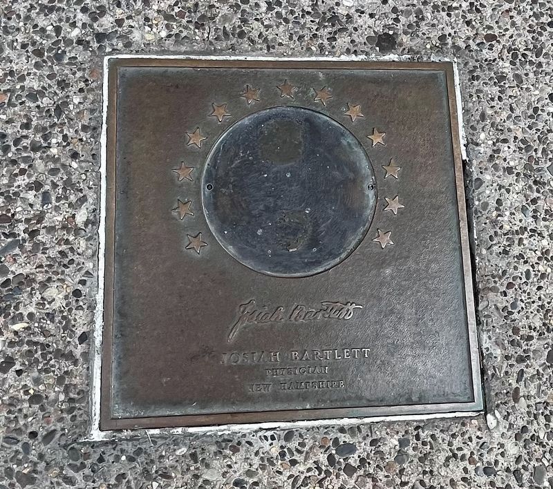 Joseph Bartlett plaque image. Click for full size.