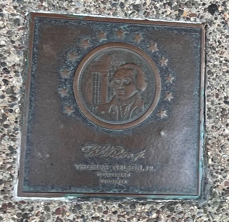 Thomas Nelson, Jr. plaque image. Click for full size.