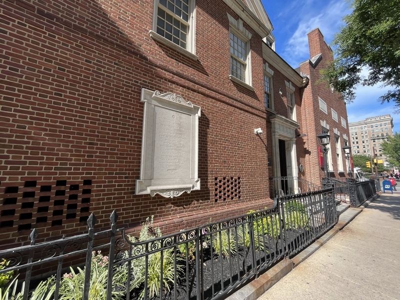 Independence Hall Office Marker. Click for full size. Independence Hall Office Marker image. Click for full size.
