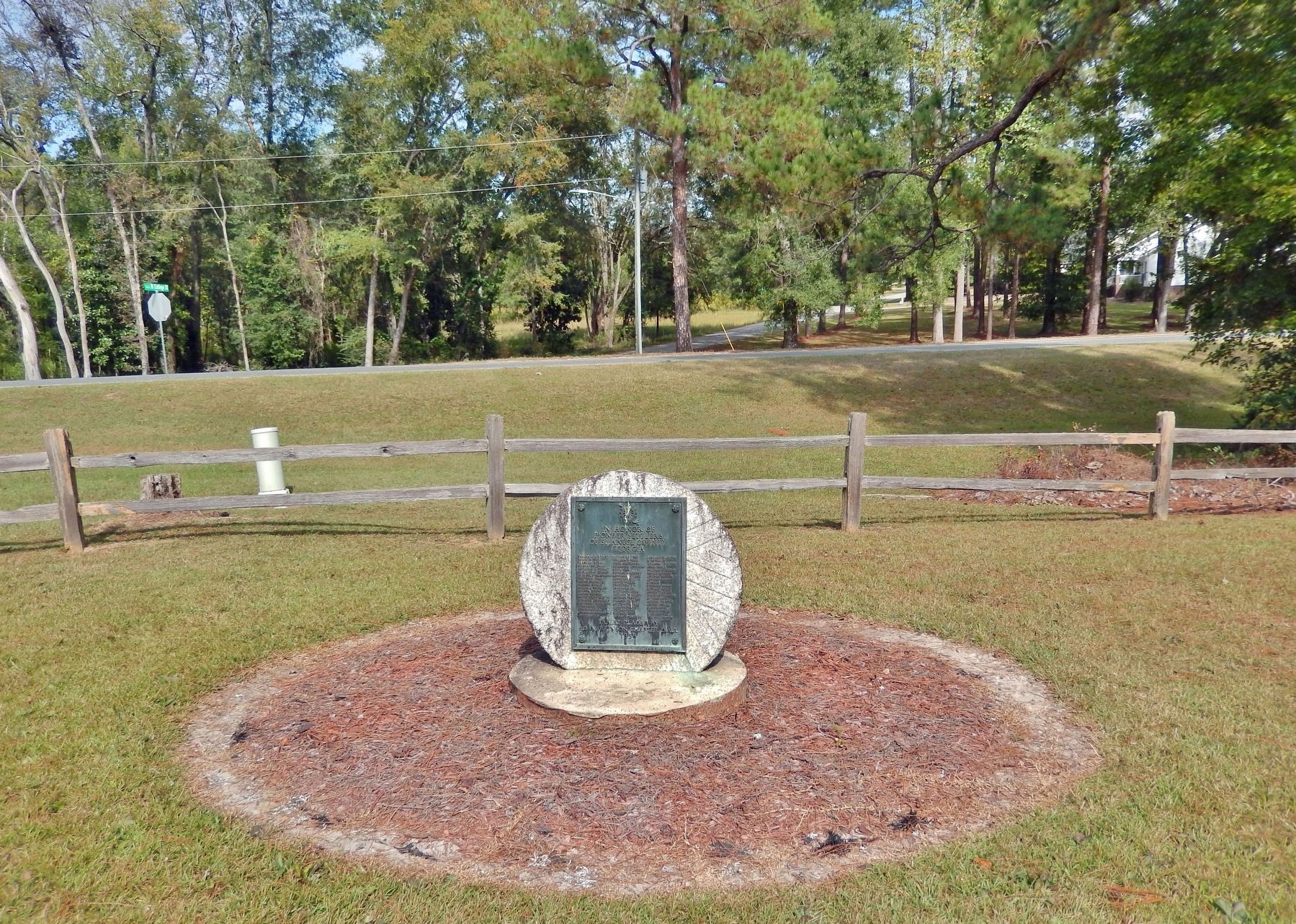 In Honor of Pioneer Settlers of Emanuel County Georgia Marker image. Click for full size.