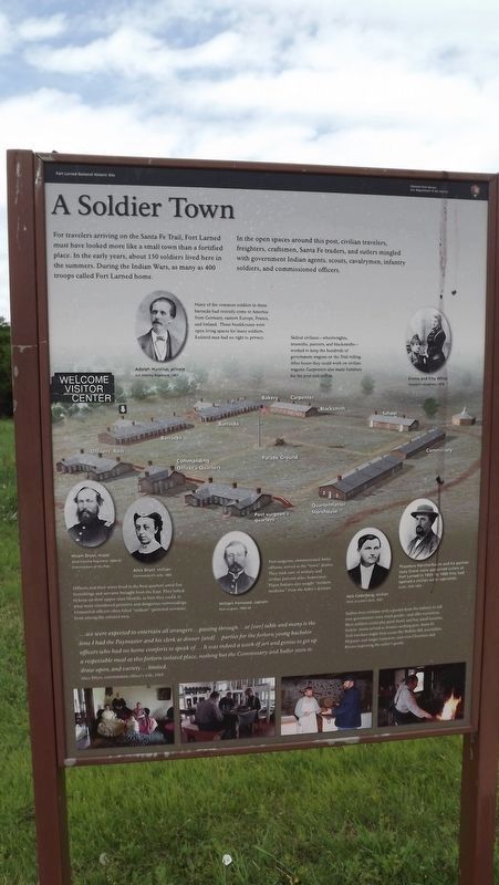 A Soldier Town Marker image. Click for full size.