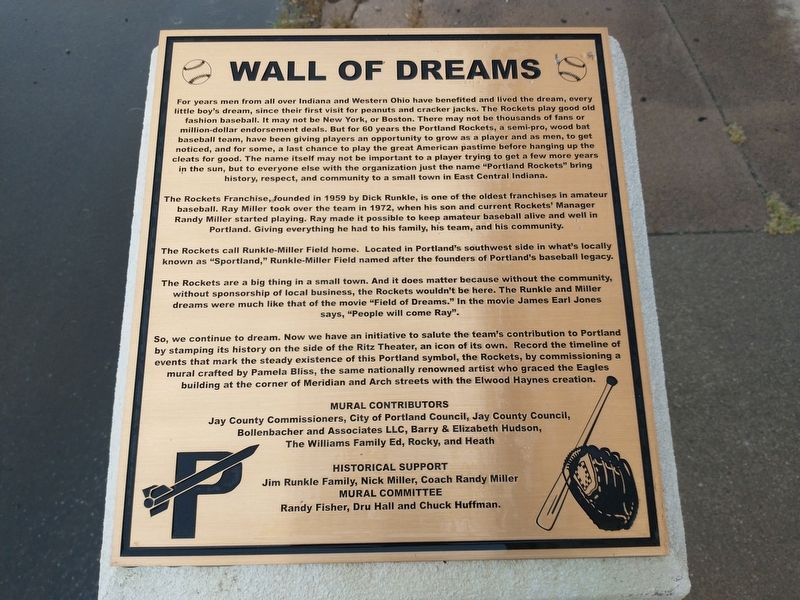 Wall of Dreams Marker image. Click for full size.