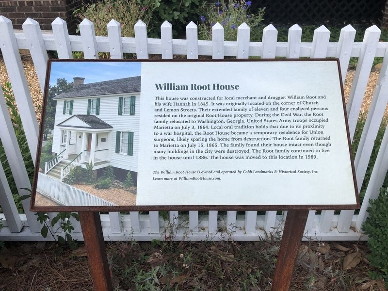 William Root House Marker image. Click for full size.
