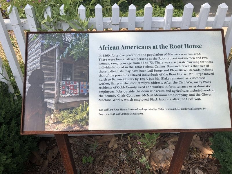 African Americans at the Root House Marker image. Click for full size.