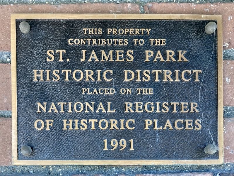 2326 Scarff Street Marker image. Click for full size.