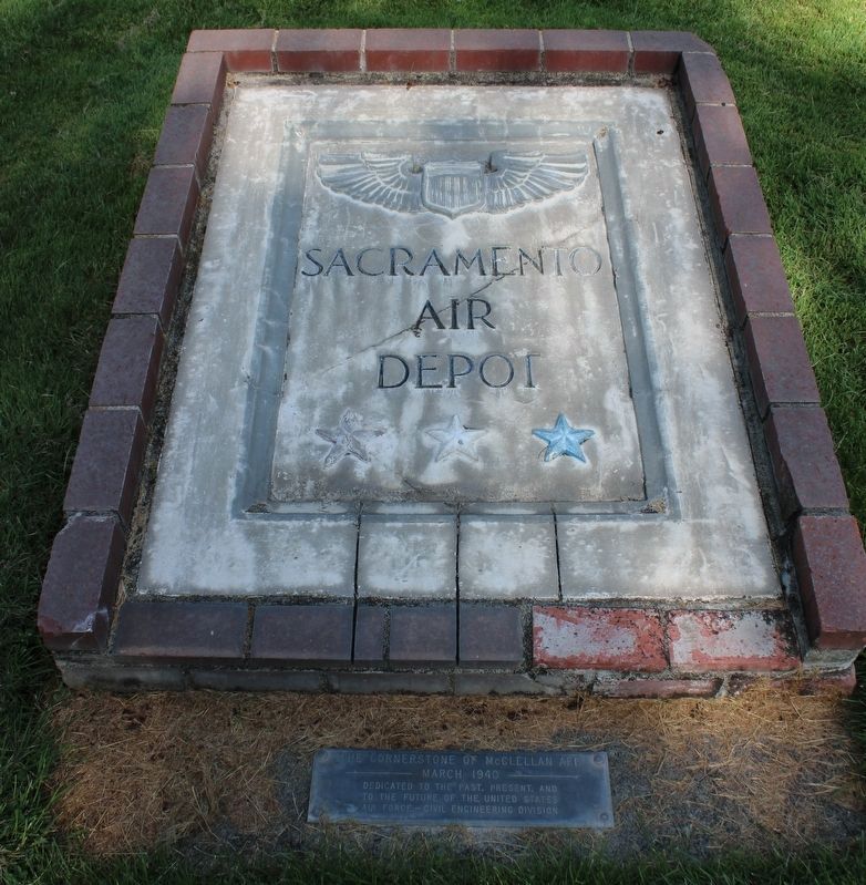 The Cornerstone of the McClellan AFB image. Click for full size.