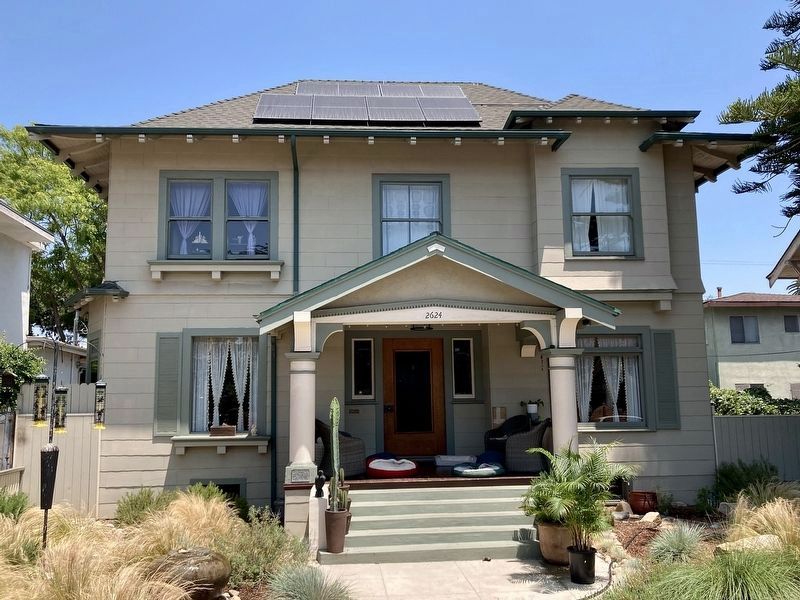 2624 Van Buren Place and Marker image. Click for full size.