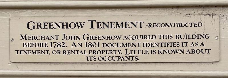 Greenhow Tenement Marker image. Click for full size.