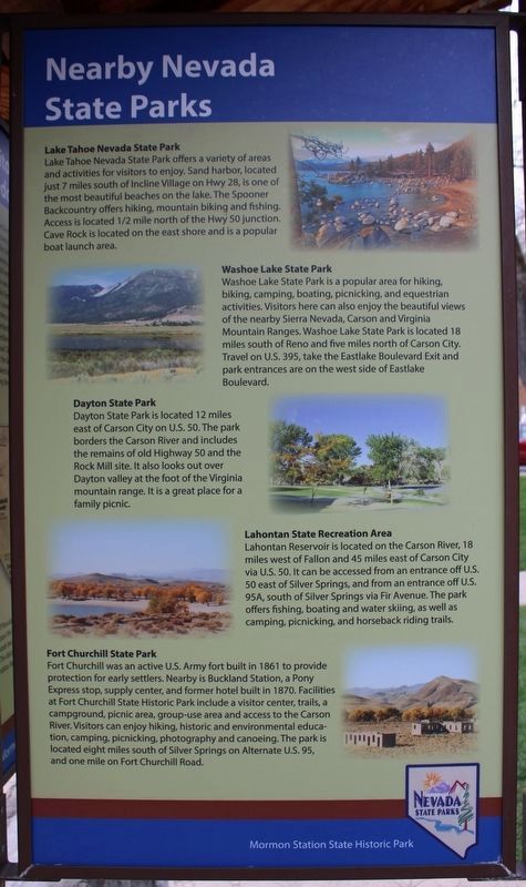 Nearby Nevada State Parks image. Click for full size.
