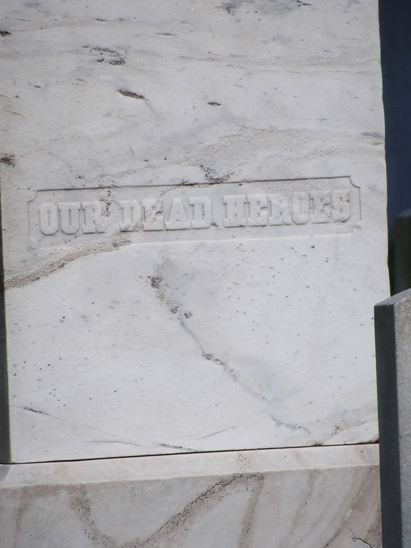 20th Army Corps Monument closeup image. Click for full size.